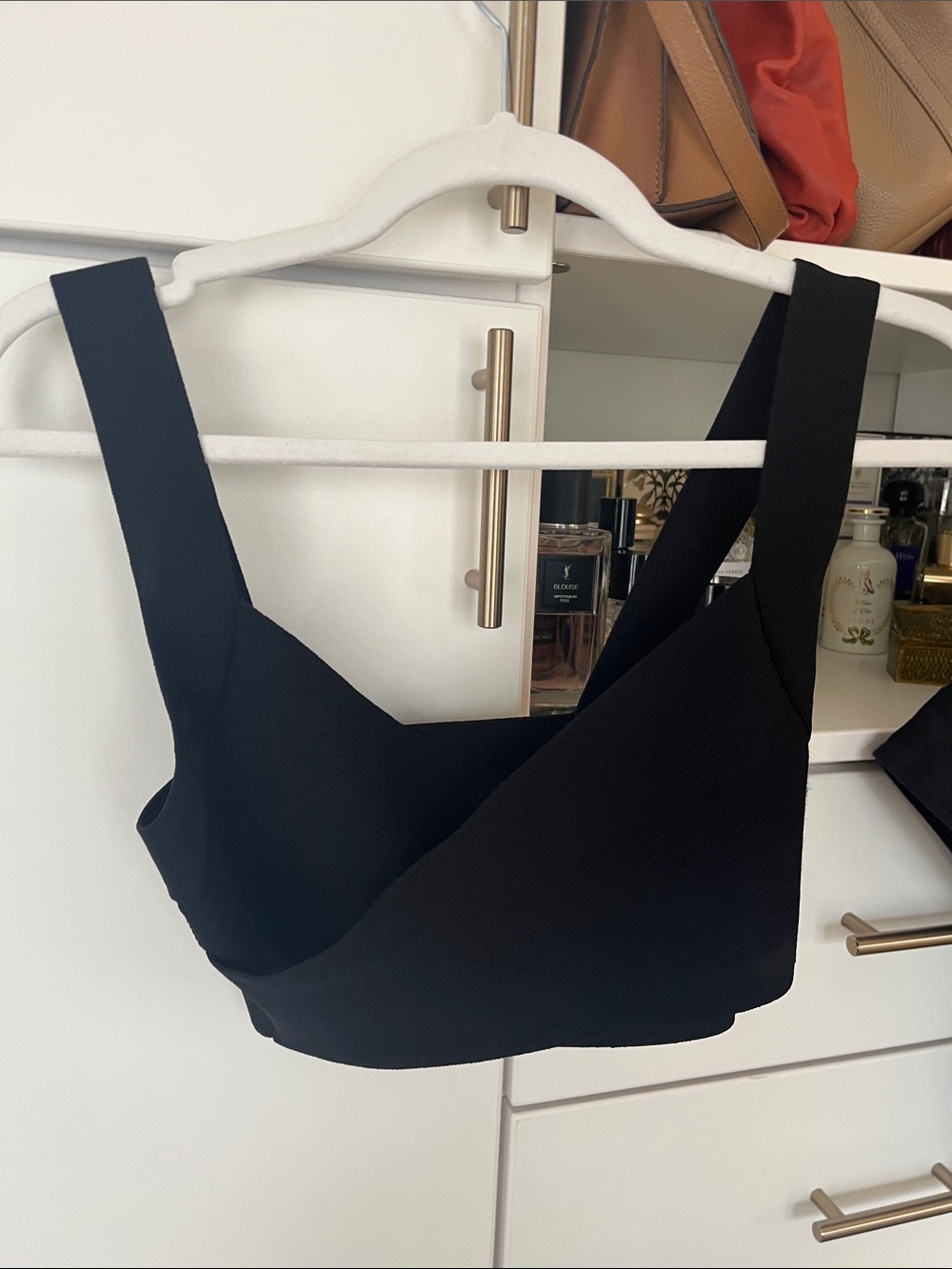 Babaton Black Sculpt Knit Tank